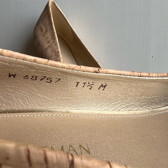 Stuart Weitzman Poco Cork Kitten Heels - Picture 5 of 11